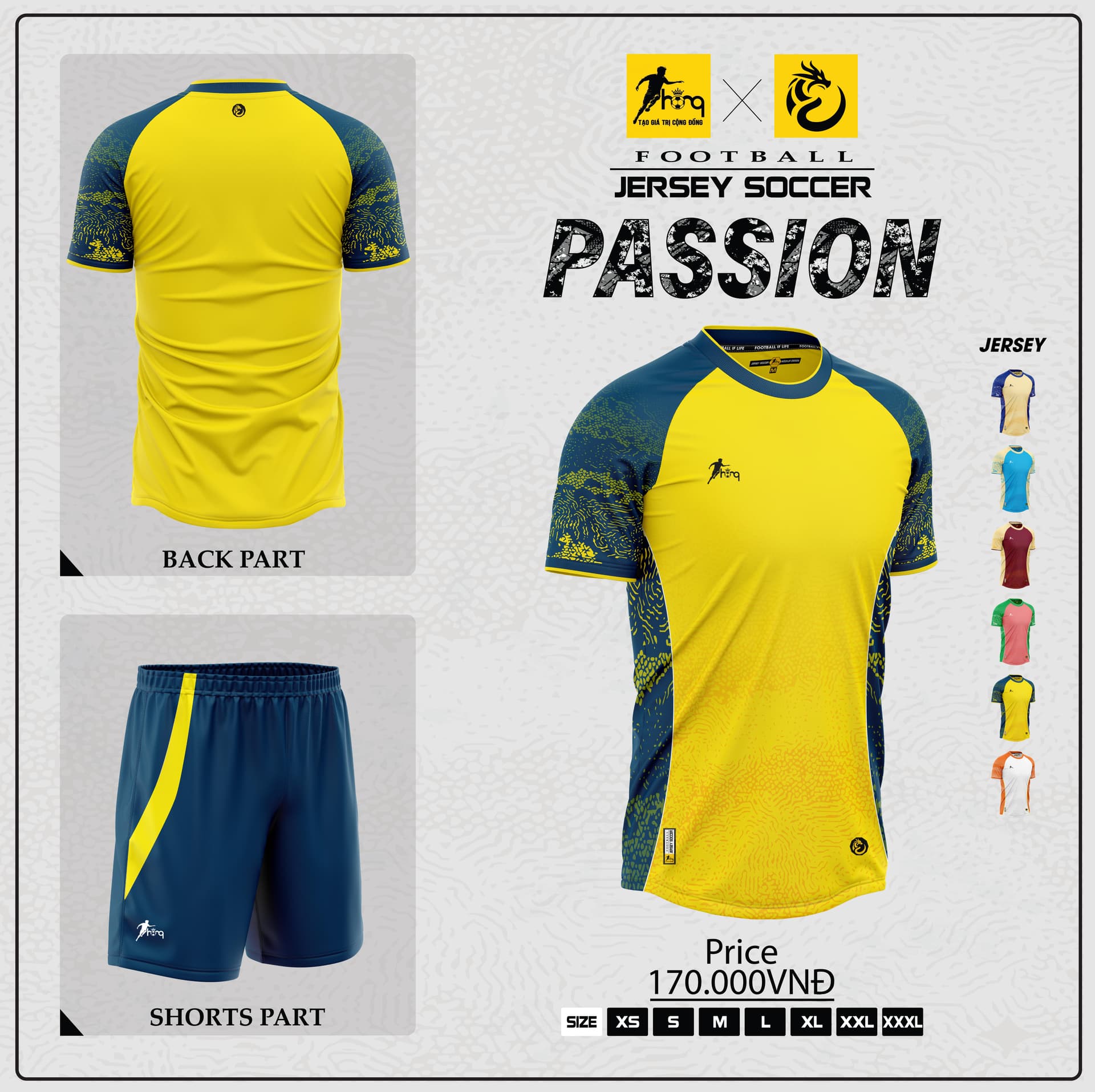 Quần áo bóng đá Passion