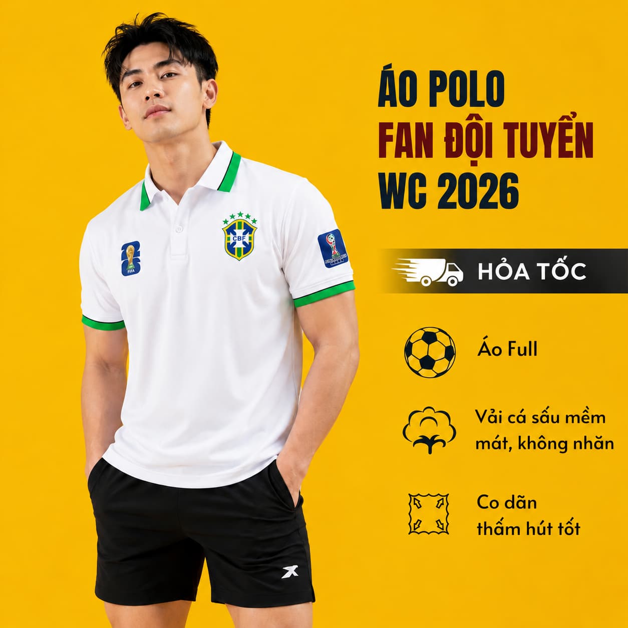 Áo polo đội tuyển