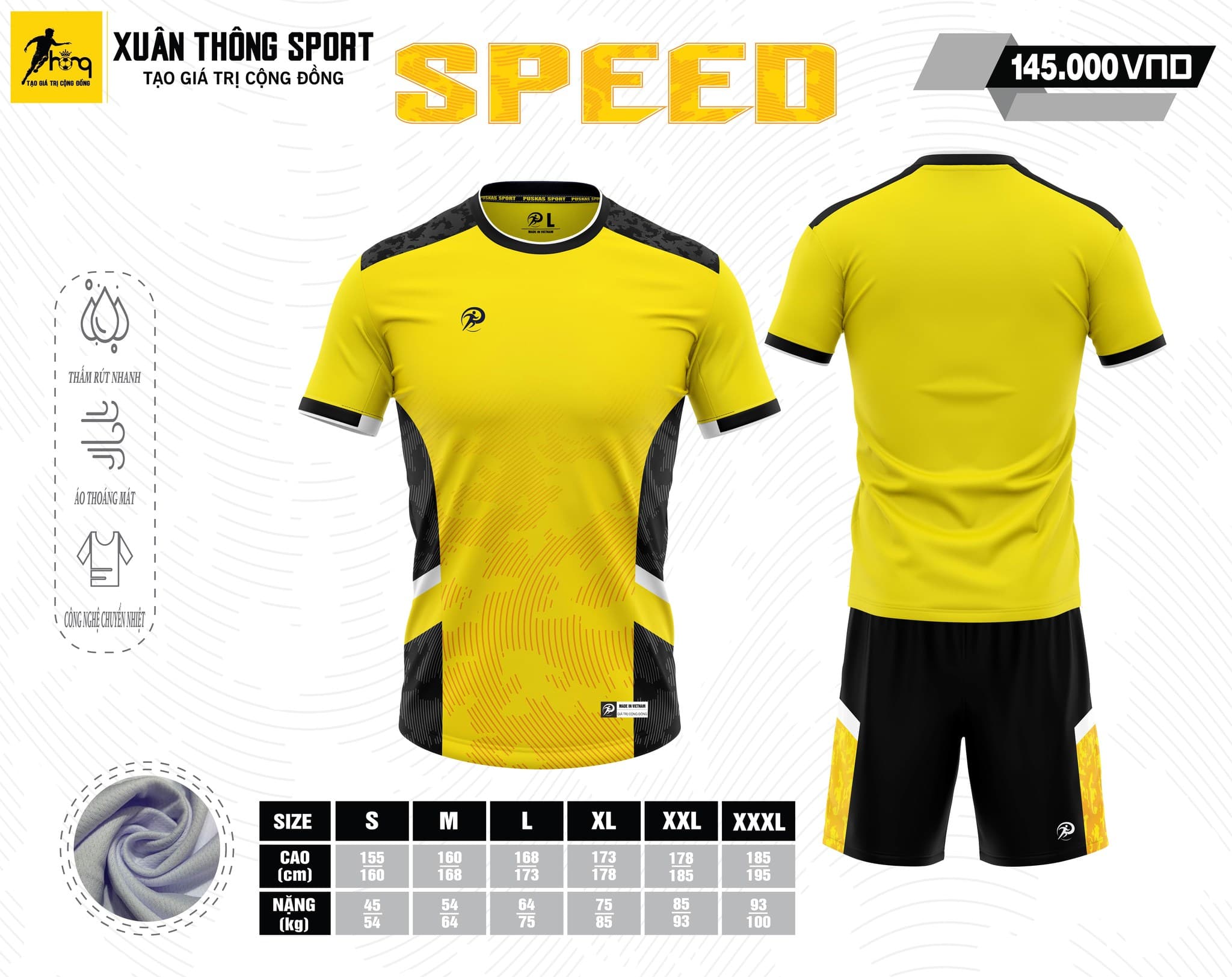 Bộ áo quần Xuân Thông Sport - Mẫu 1