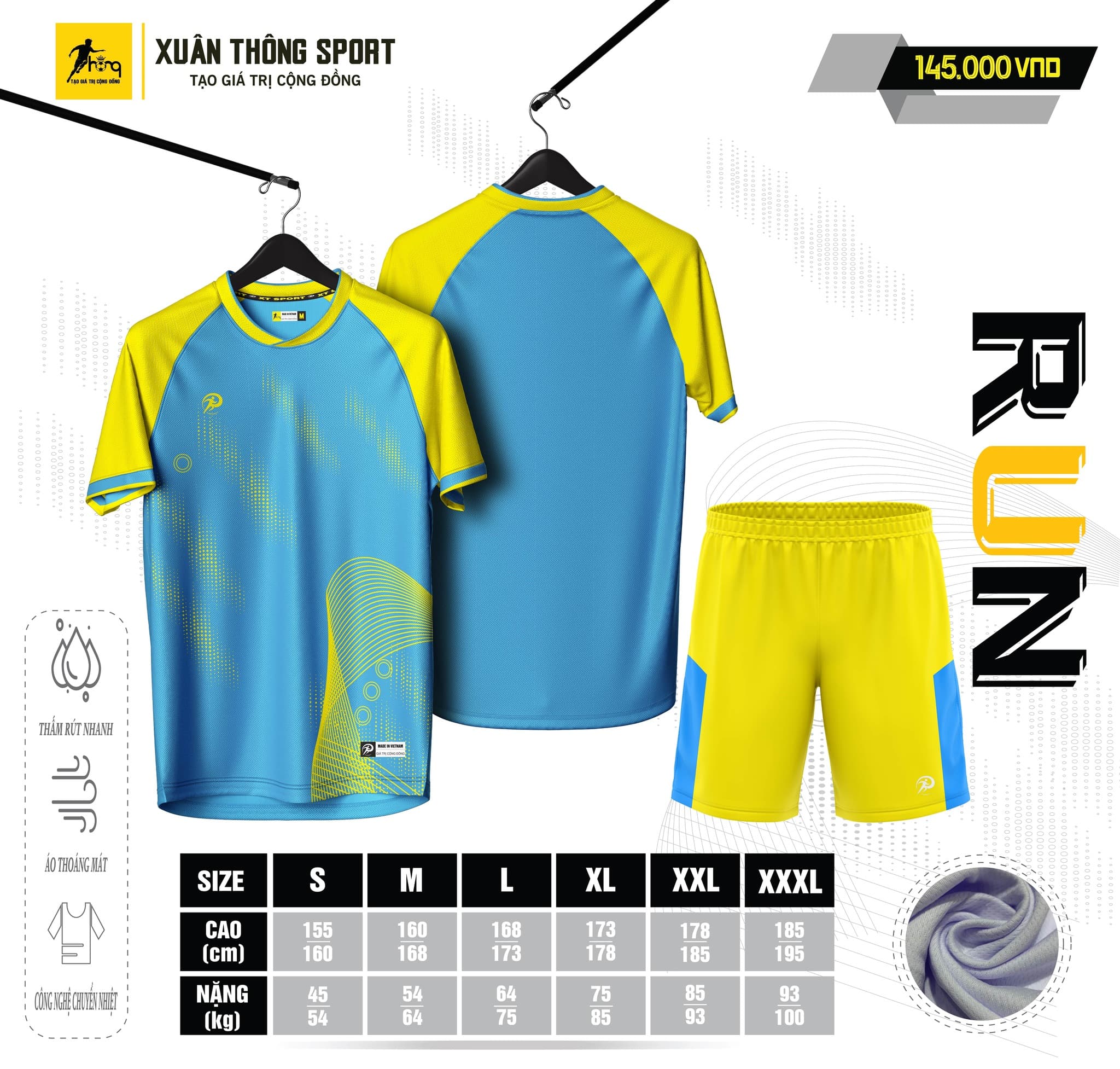Bộ áo quần Xuân Thông Sport - Mẫu 10