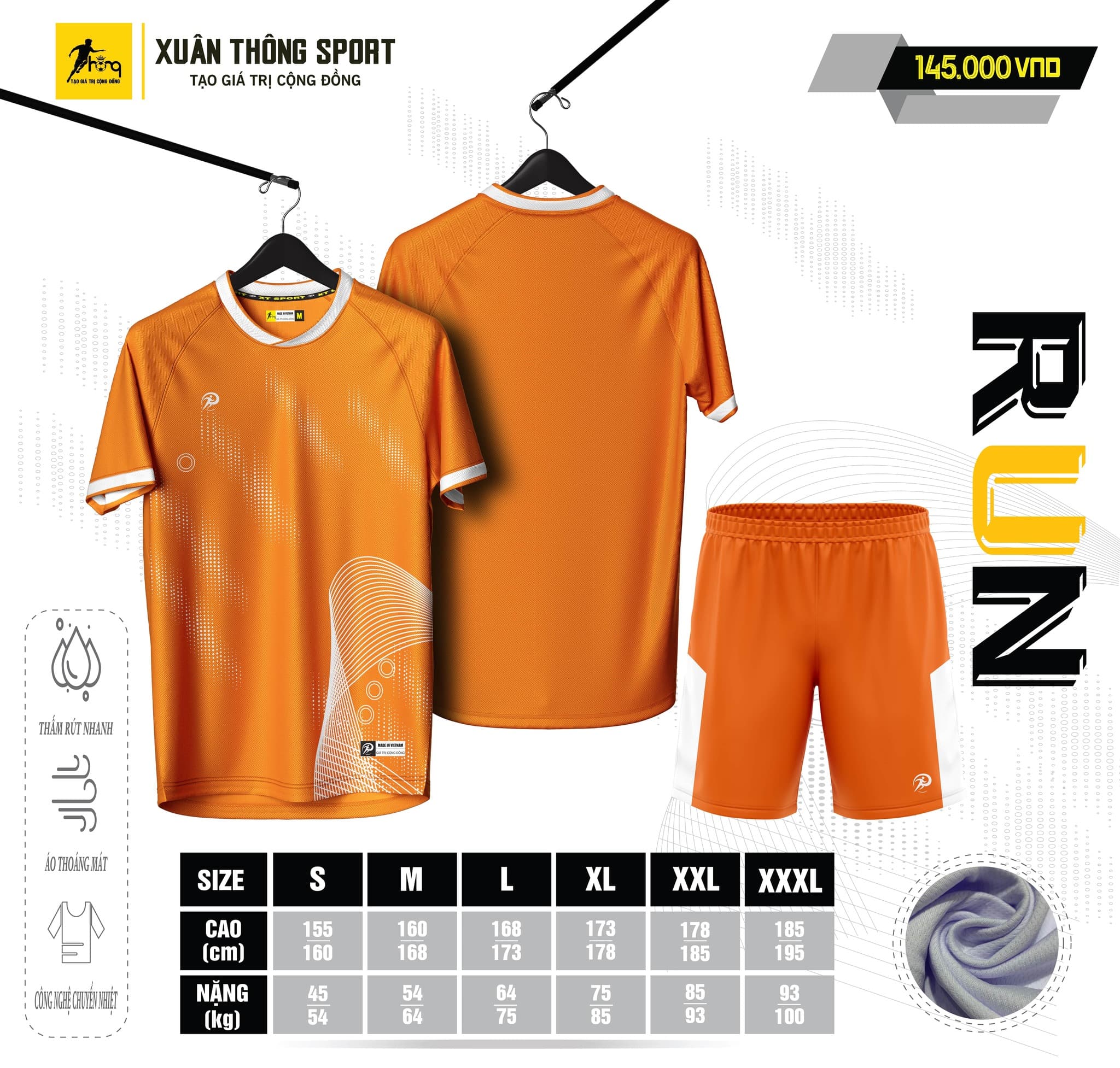 Bộ áo quần Xuân Thông Sport - Mẫu 3