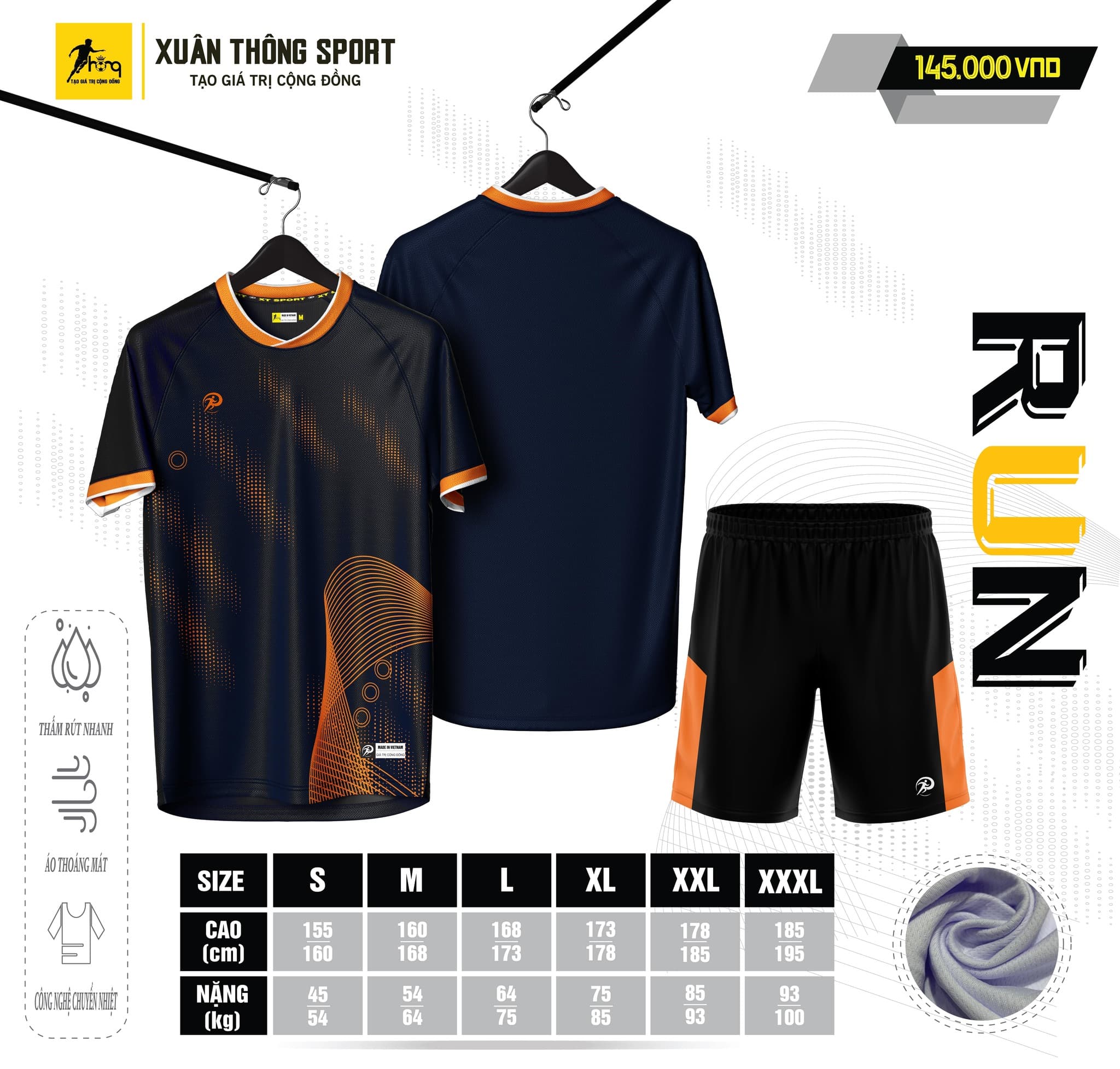 Bộ áo quần Xuân Thông Sport - Mẫu 8
