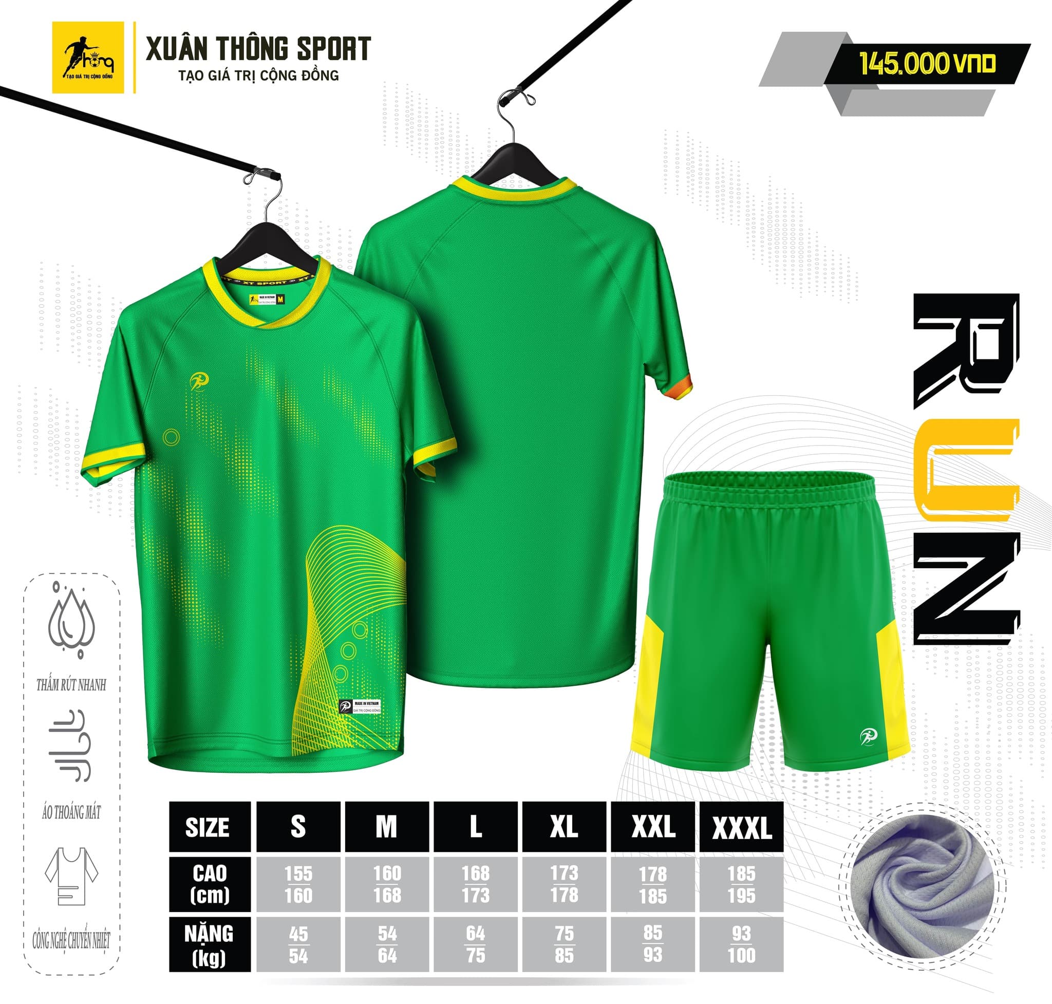 Bộ áo quần Xuân Thông Sport - Mẫu 9